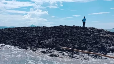 Pasca Gempa Pulau Baru Muncul di Kepulauan Tanimbar